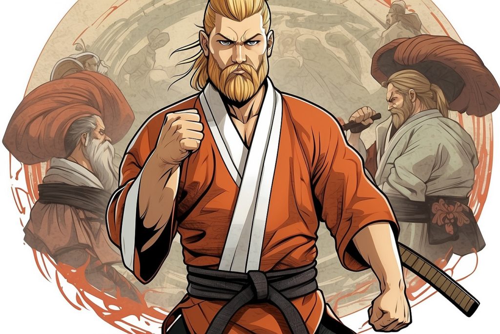 Vikingo maestro de artes marciales