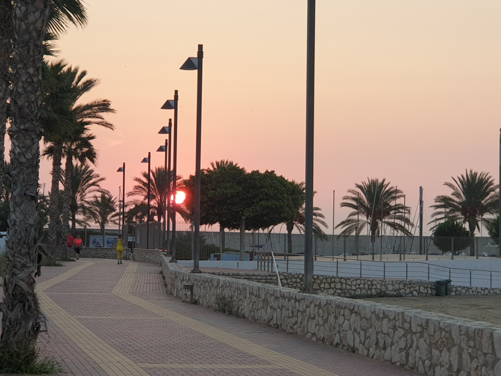 Amanecer en Murcia
